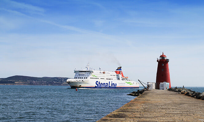 Stena Ferry heading into Dublin Port