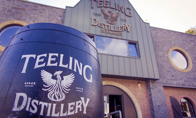 The entrance to Teeling Whiskey Distillery