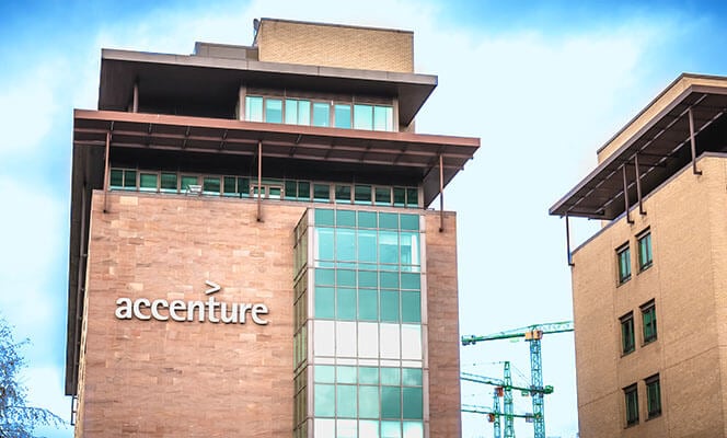 accenture building dublin experiencing skill shortages in professional services