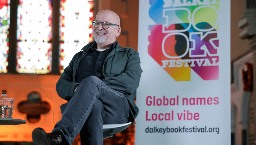 Dalkey Book Festival Roddy Doyle. Image courtesy of Conor McCabe 