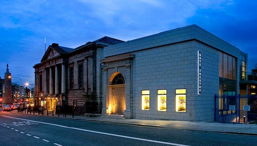 a view of the gate theatre and its modern extension