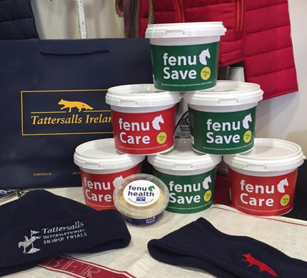Fenu Health - A thriving, multi-award winning equine health business with a worldwide customer base founded by the Madden sisters at Loreto College, Dublin. Image: Fenu Health products.