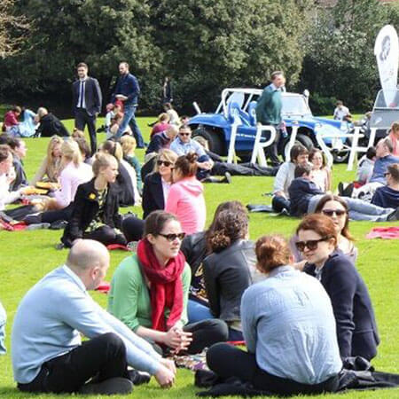 Park Life! - Dublin parks have been injected with a new vitality. Food stalls, open-air cinema, yoga, and family events are now a given during summer. Image: Fitzwilliam Square.