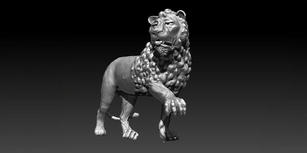 ‘Medici Lion’ by Siobhán Hapaska