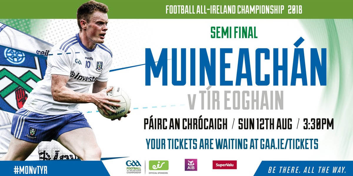 Monaghan v Tyrone | GAA Football All-Ireland Senior Championship Semi Final