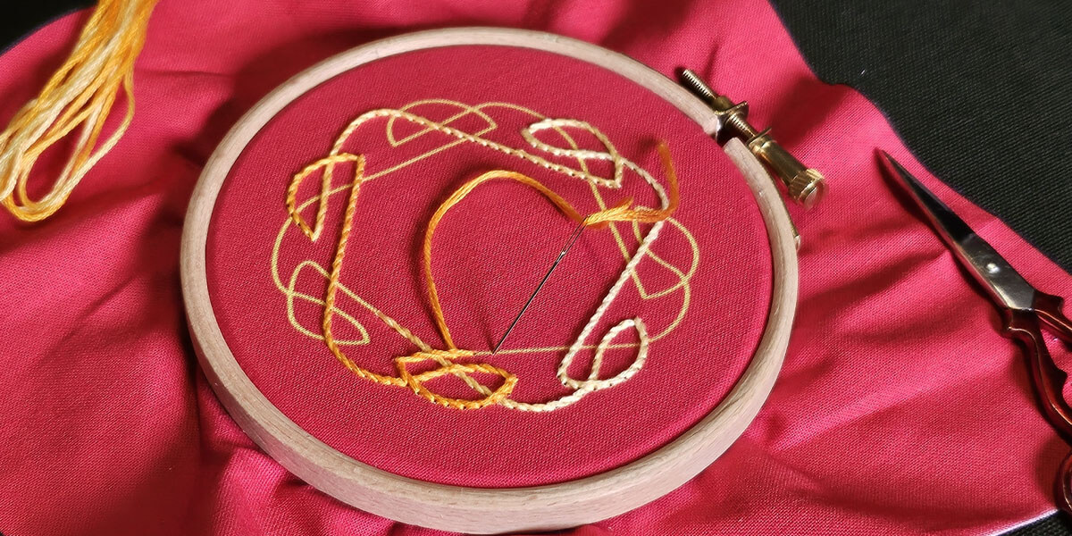 Embroidery Workshop: Make an Irish Celtic Knot