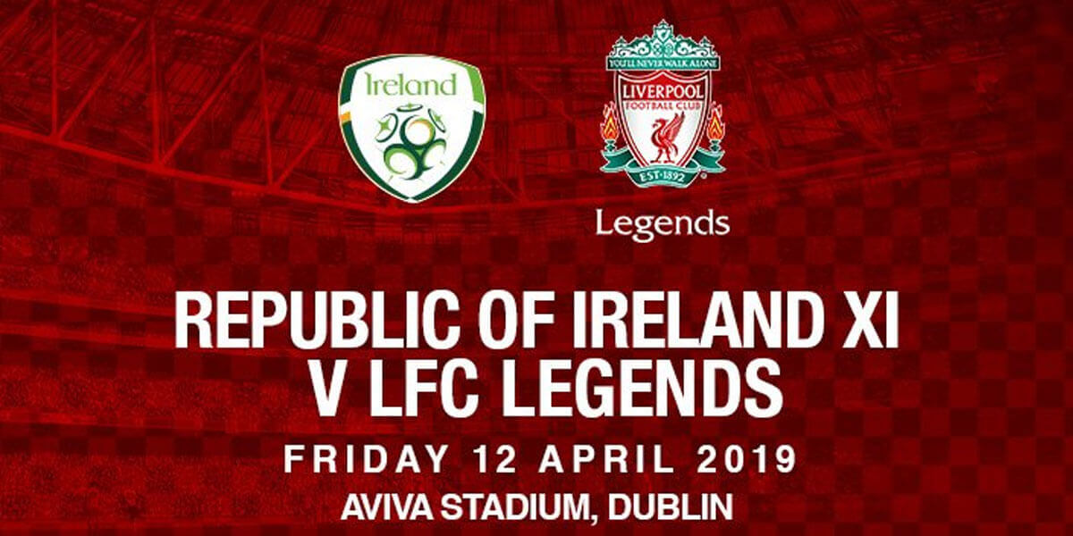 Rep. of Ireland Legends vs Liverpool Legends – Sean Cox Fundraiser