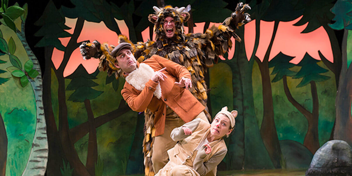 The Gruffalo Live on Stage! A mouse took a stroll through the deep dark wood... Tall Stories' adaptation of the classic kids book @ Pavilion.