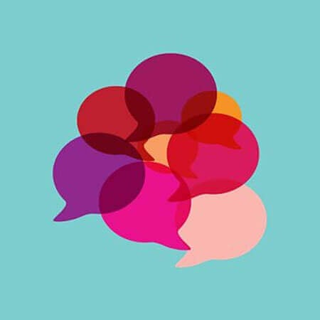 The Conversation - speech bubbles.