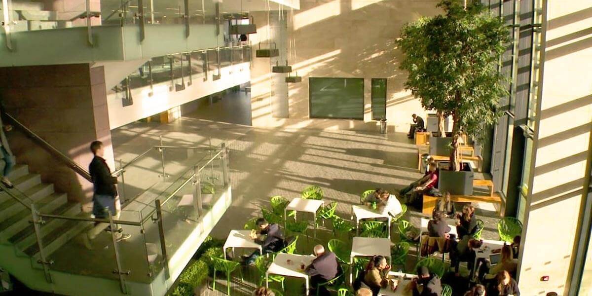 UCD atrium.