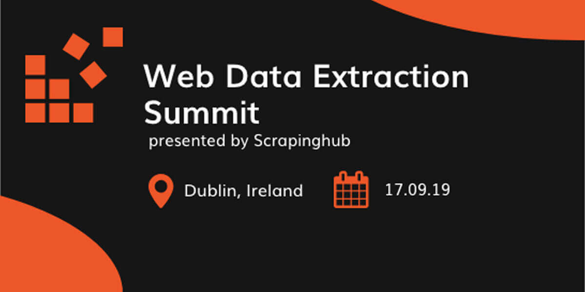 Web Data Extraction Summit